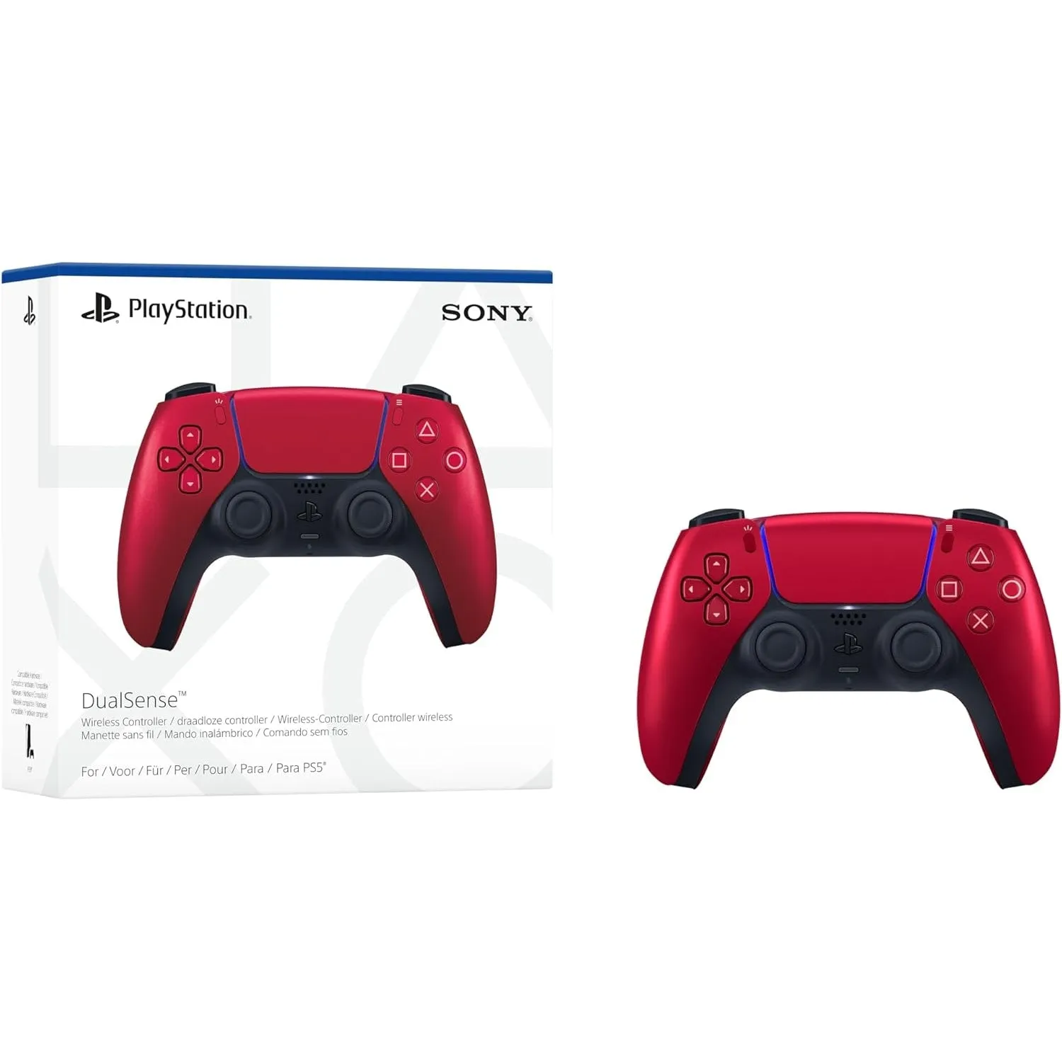 Playstation 5 Dualsense Wireless Controller - Volcanic Red (Sony PlayStation 5)