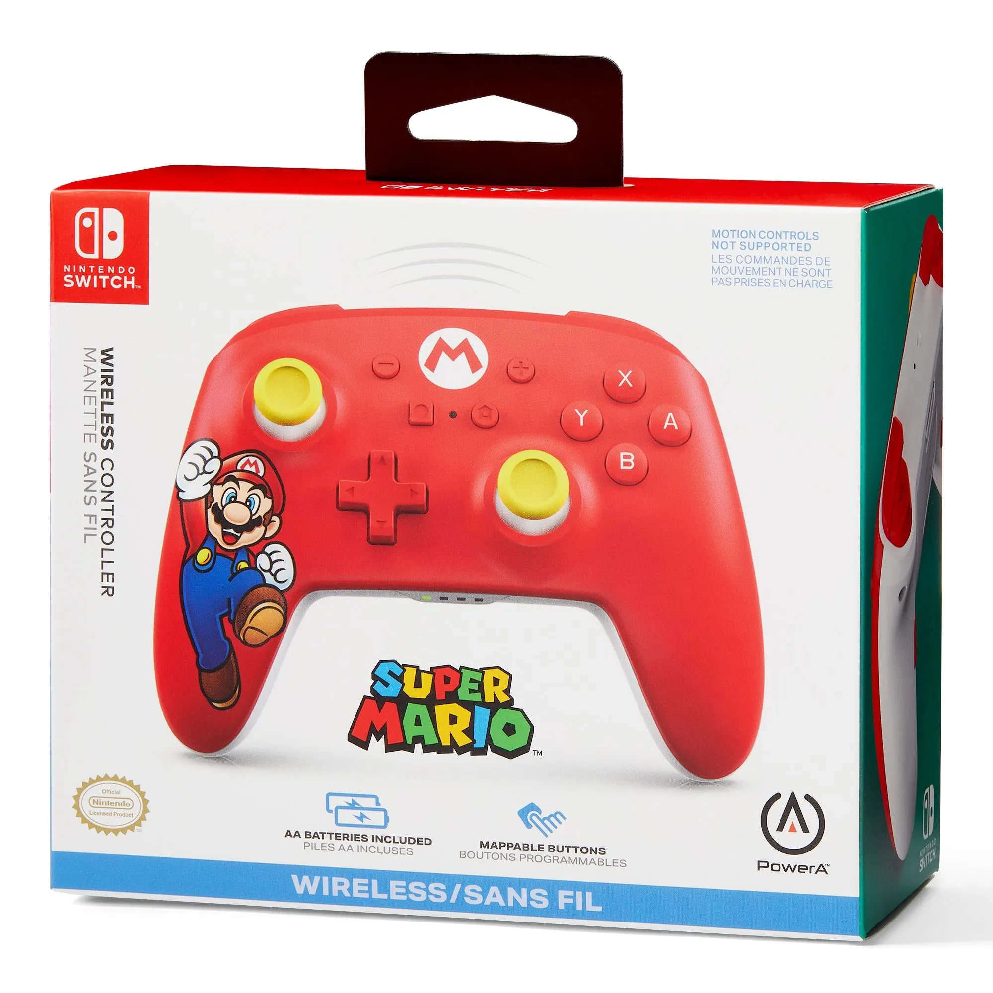 PowerA Wireless Controller for Nintendo Switch (Mario Joy)