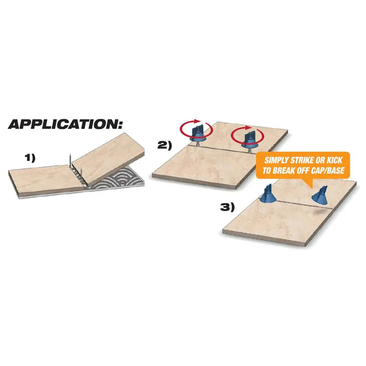 Primo Tools - Vortex Leveling System - 1/8" Base