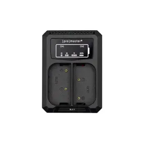 ProMaster Dually Charger - USB For Om System BLX-1