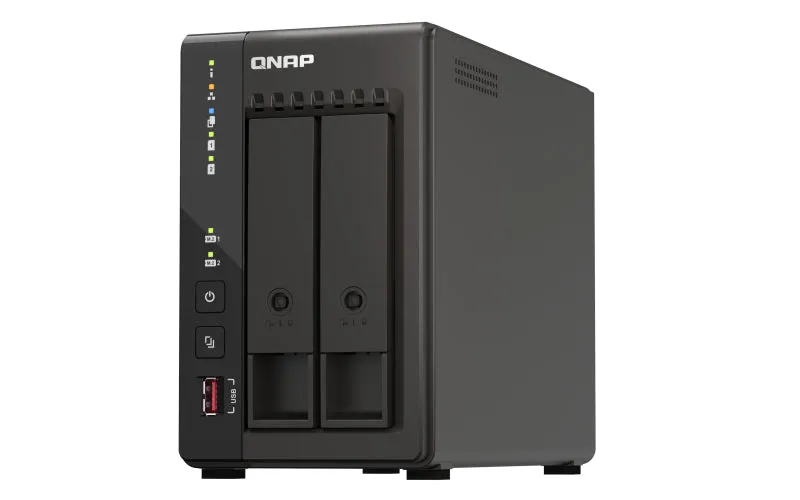 Qnap Ts-253E Nas-Server 2 Schächte Intel Celeron J6412 2,6Ghz Sata 6Gb/S