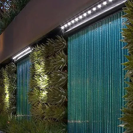 Rain Curtain Water Feature | Ondooe and Outdoor Fountains