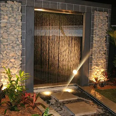 Rain Curtain Water Feature | Ondooe and Outdoor Fountains