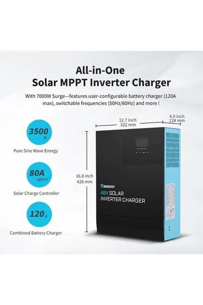 Renogy 48V 3500W Solar Inverter Charger