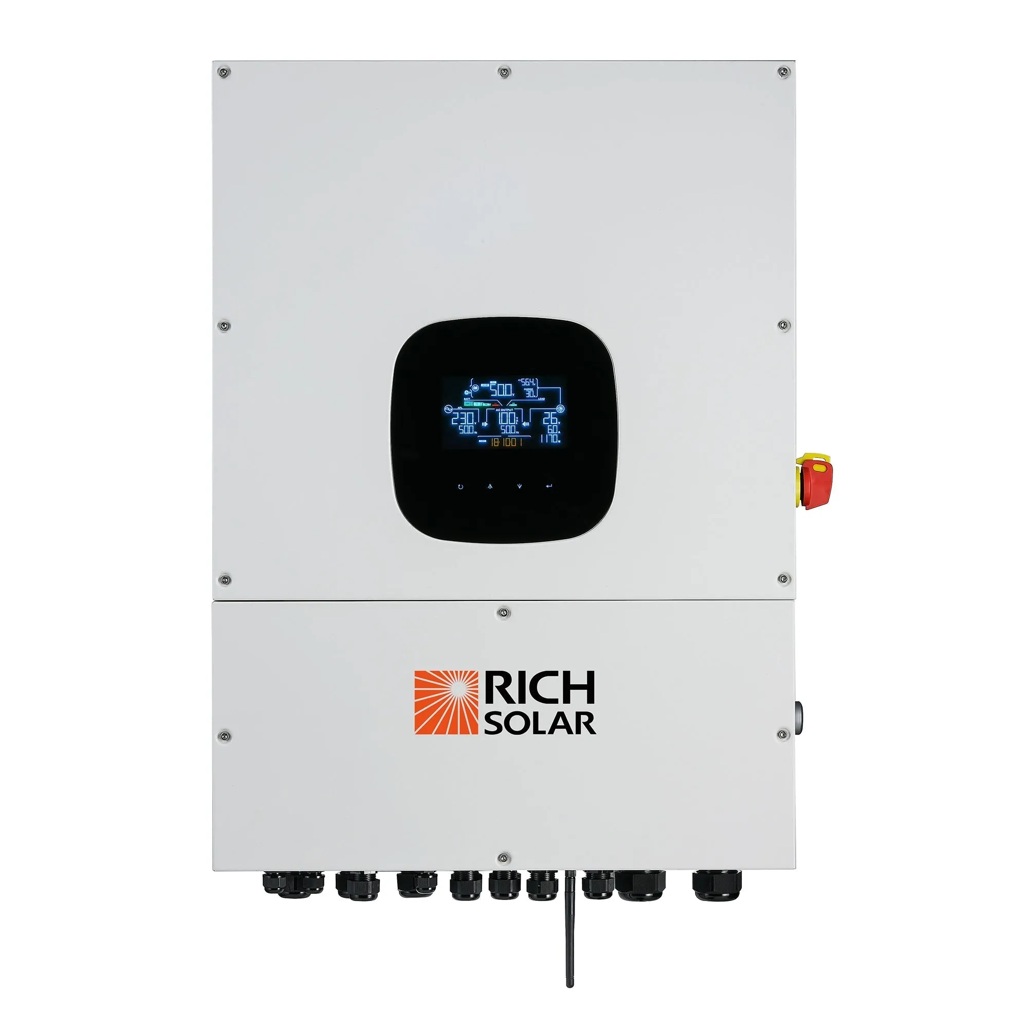 RICH SOLAR NOVA 12K PV Hybrid Inverter | All-In-One Solar Inverter | 12000W PV Input | 10000W Output | 48V 120/240V Split Phase PRE-ORDER