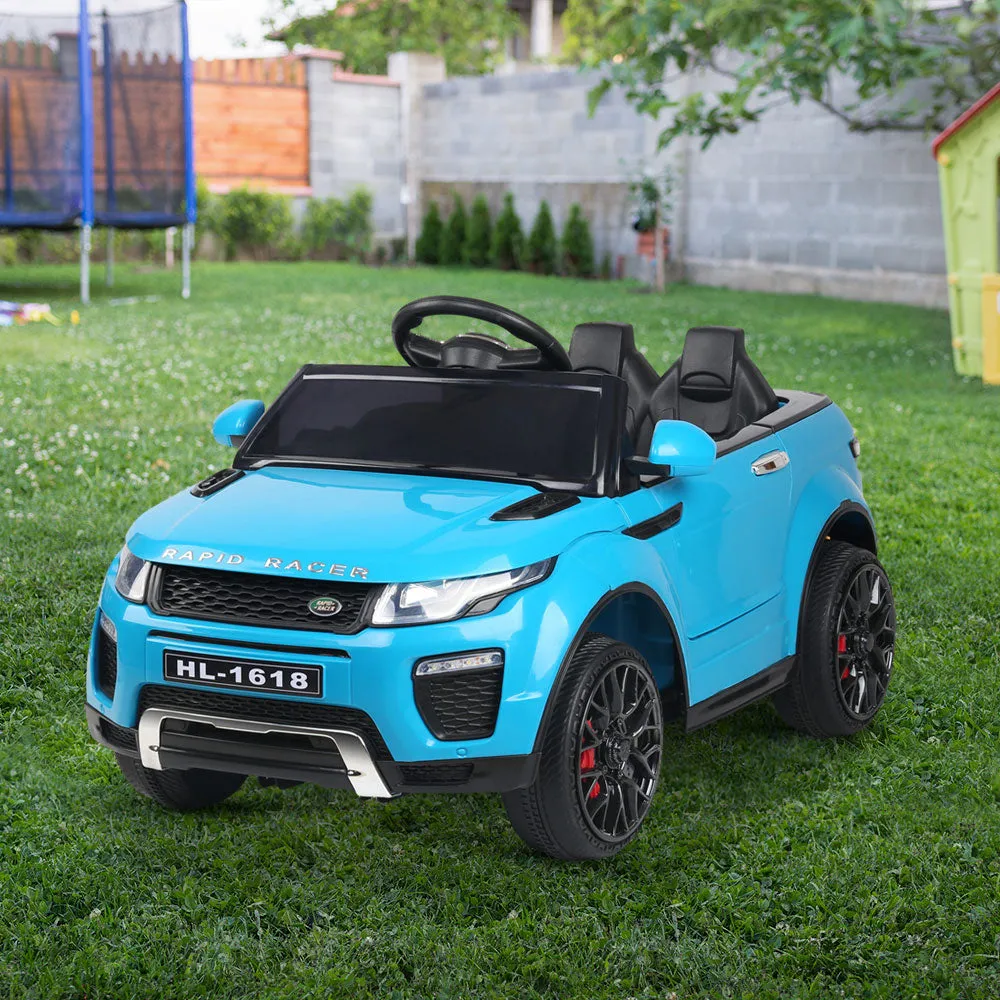 Rigo Ride On Car Toy Kids Electric Cars 12V Battery SUV Blue