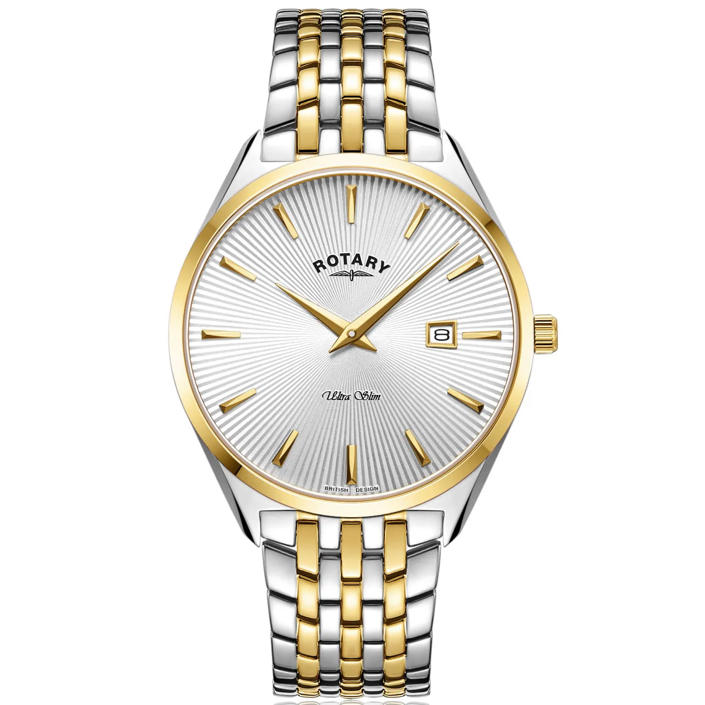 Rotary Ultra Slim Men's White Watch GB08011/02