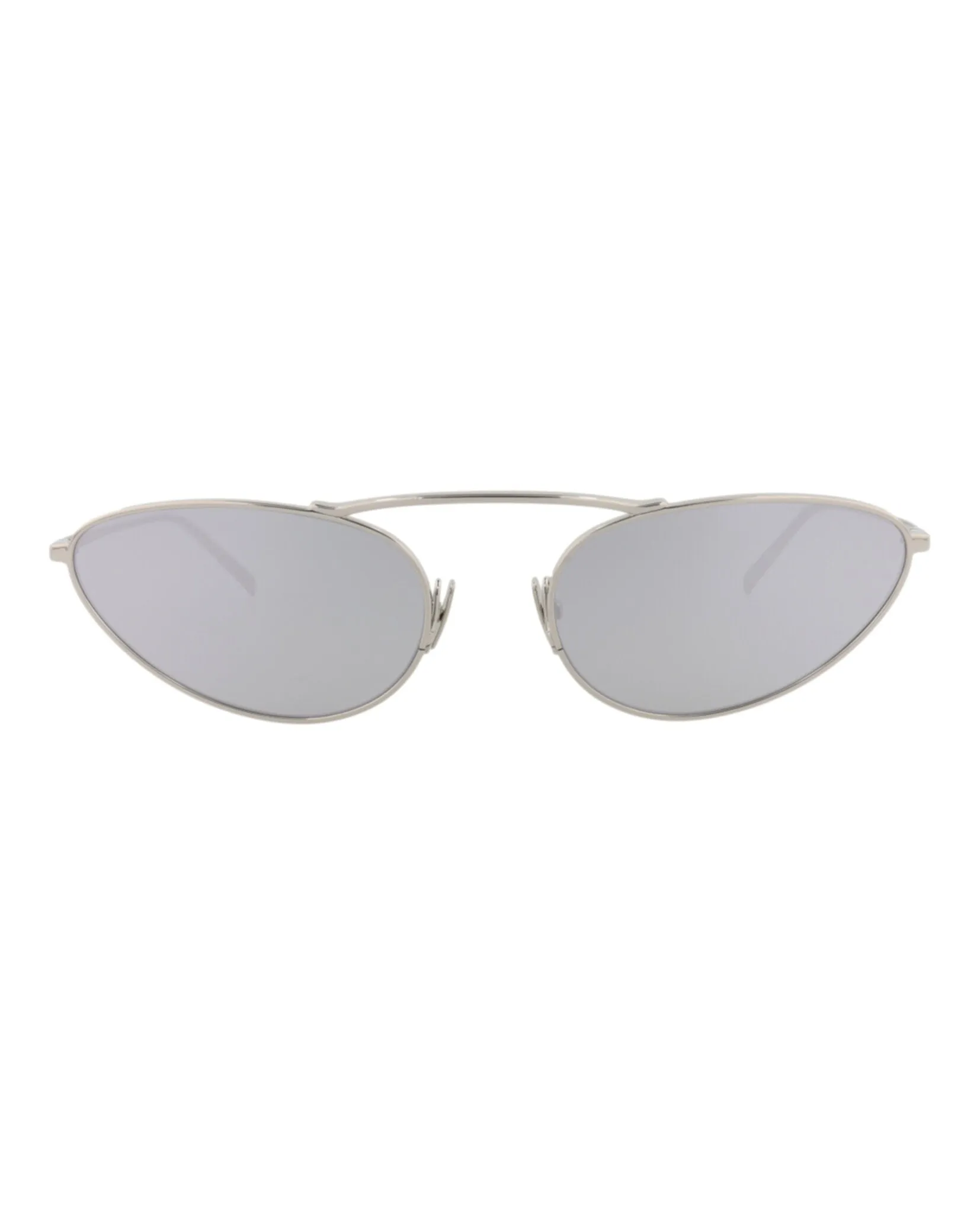 Saint Laurent Round-Frame Metal Sunglasses