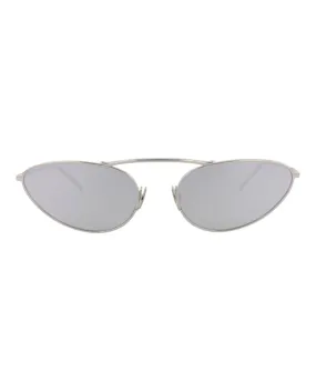 Saint Laurent Round-Frame Metal Sunglasses