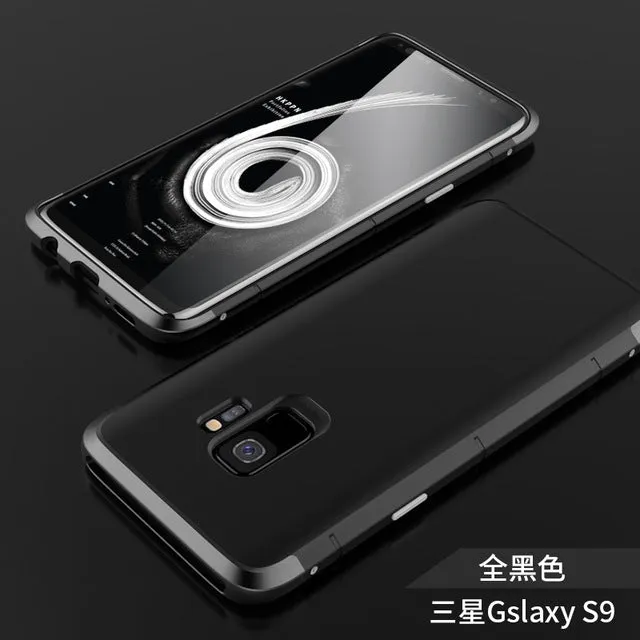 samgung galaxy s9-s9  case luxury aluminum Metal matte case