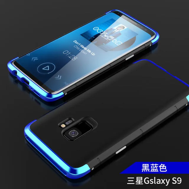 samgung galaxy s9-s9  case luxury aluminum Metal matte case