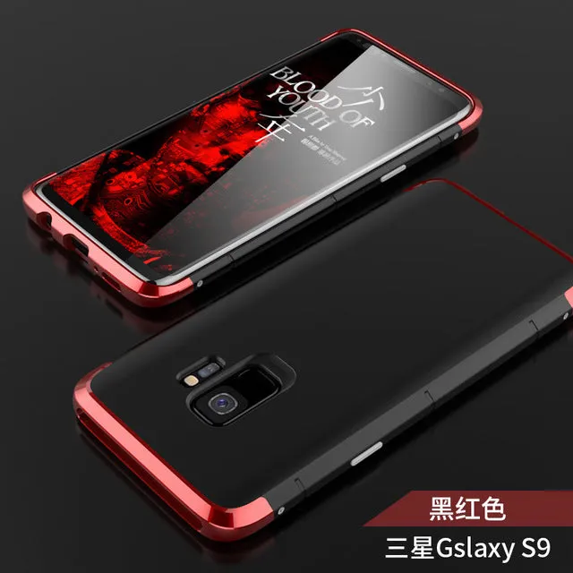 samgung galaxy s9-s9  case luxury aluminum Metal matte case