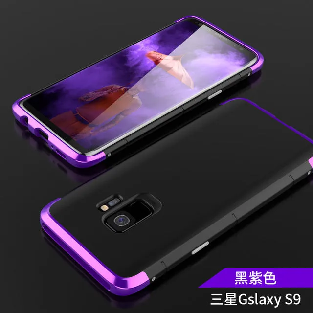 samgung galaxy s9-s9  case luxury aluminum Metal matte case