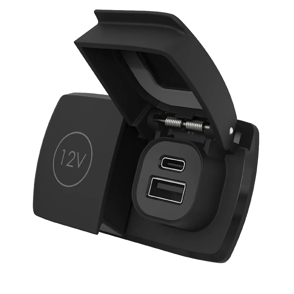 Scanstrut Flip Pro Duo - USB-A  USB-C w/12V Power Socket [SC-MULTI-F2]