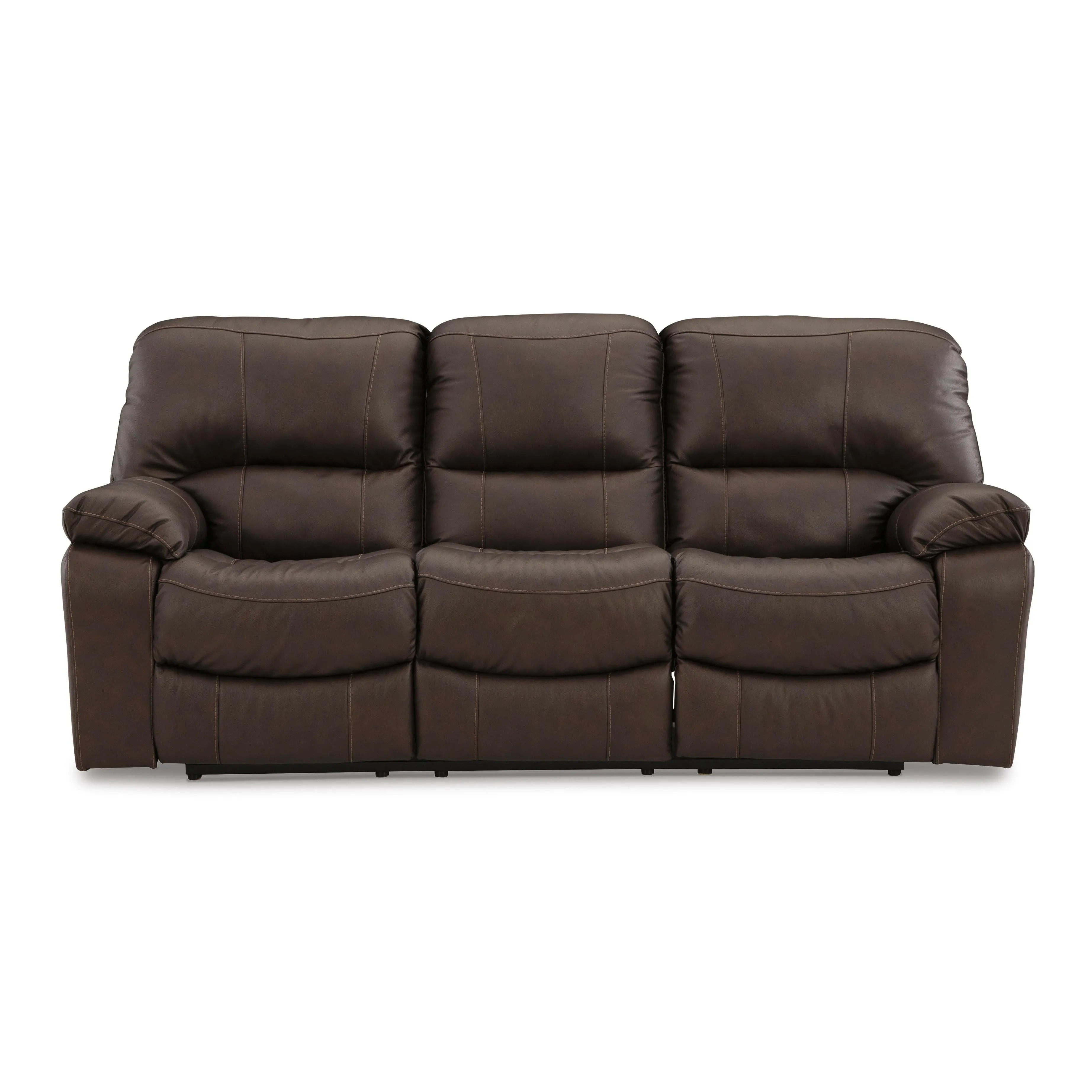 Signature Design by Ashley Leesworth Power Reclining Leather Match Sofa U4380887