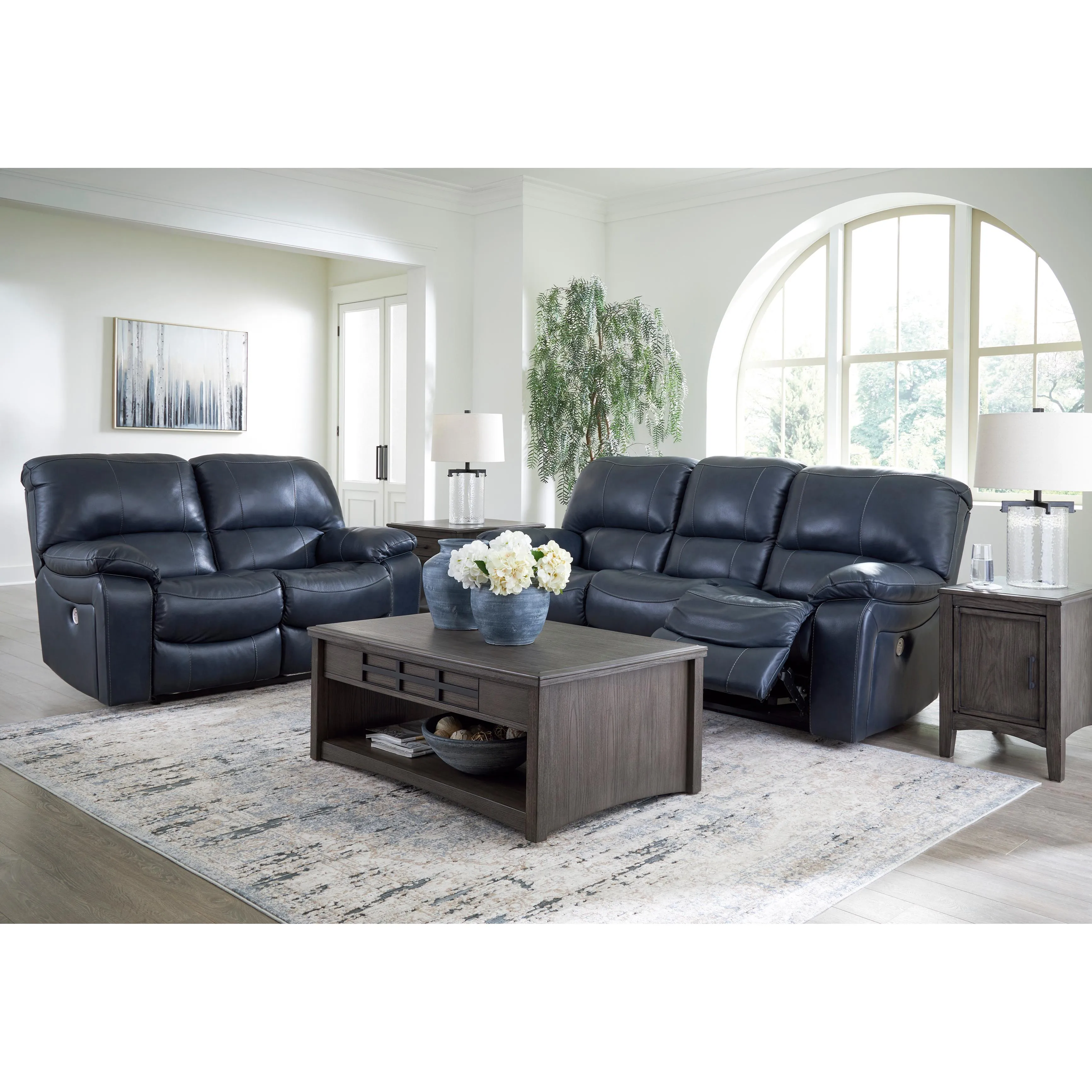 Signature Design by Ashley Leesworth U43809U1 2 pc Power Reclining Living Room Set