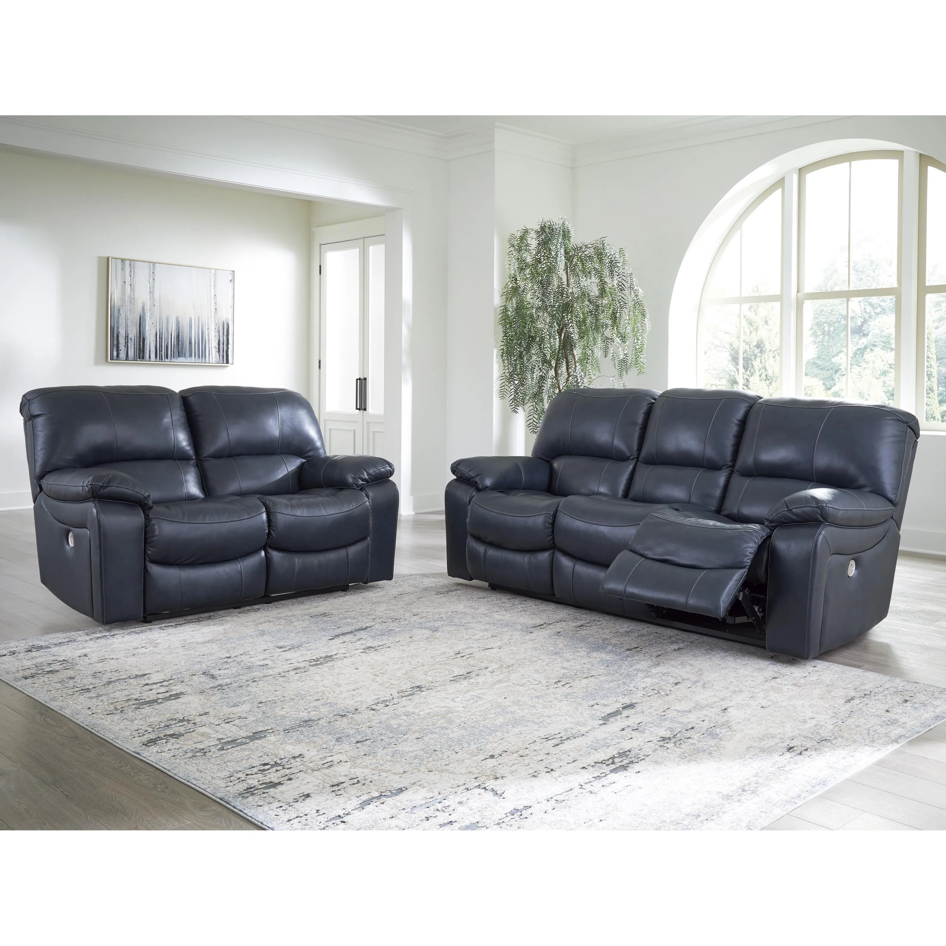 Signature Design by Ashley Leesworth U43809U1 2 pc Power Reclining Living Room Set