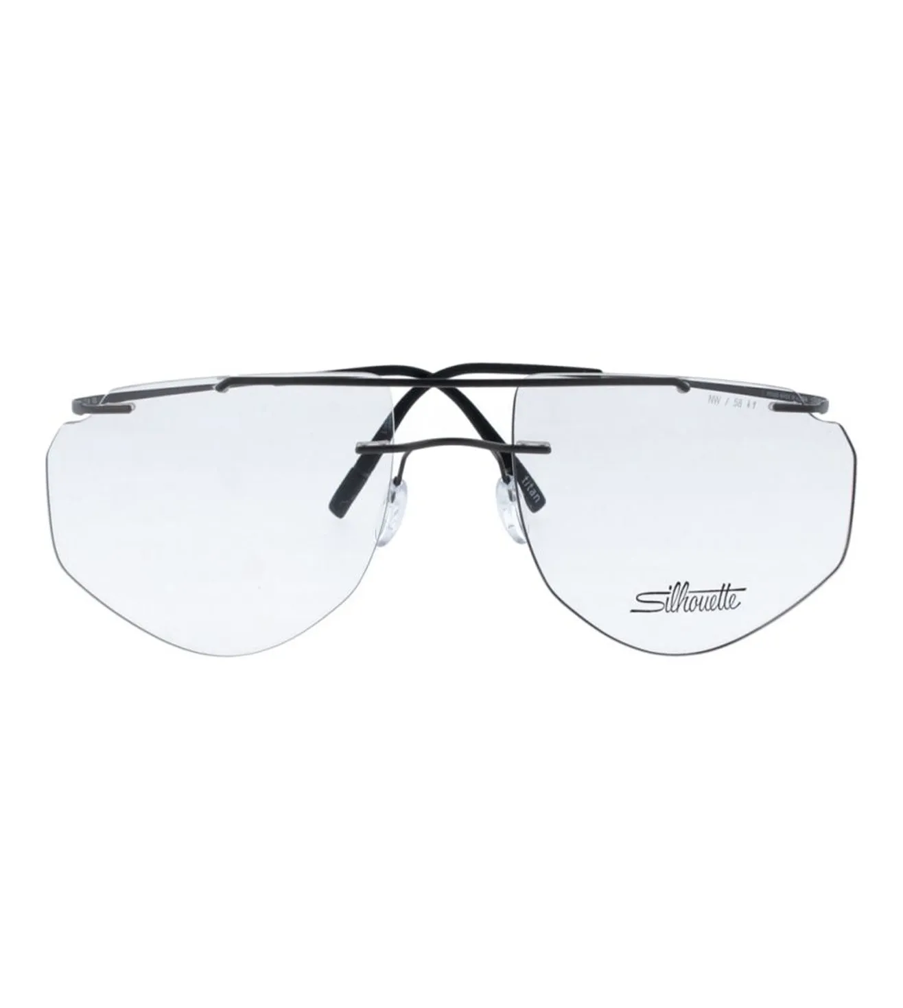 Silhouette Unisex Grey Aviator Sunglasses