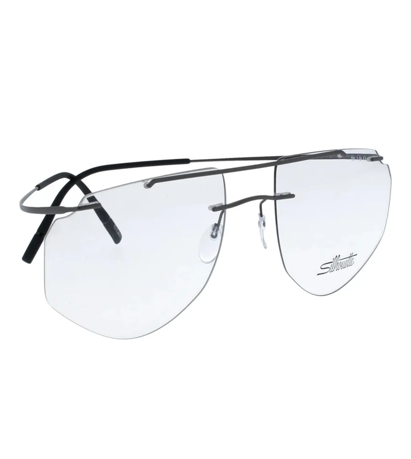 Silhouette Unisex Grey Aviator Sunglasses