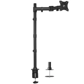 Single Monitor Desk Mount Extra Tall Fully Adjustable Stand for up to 32" Screen