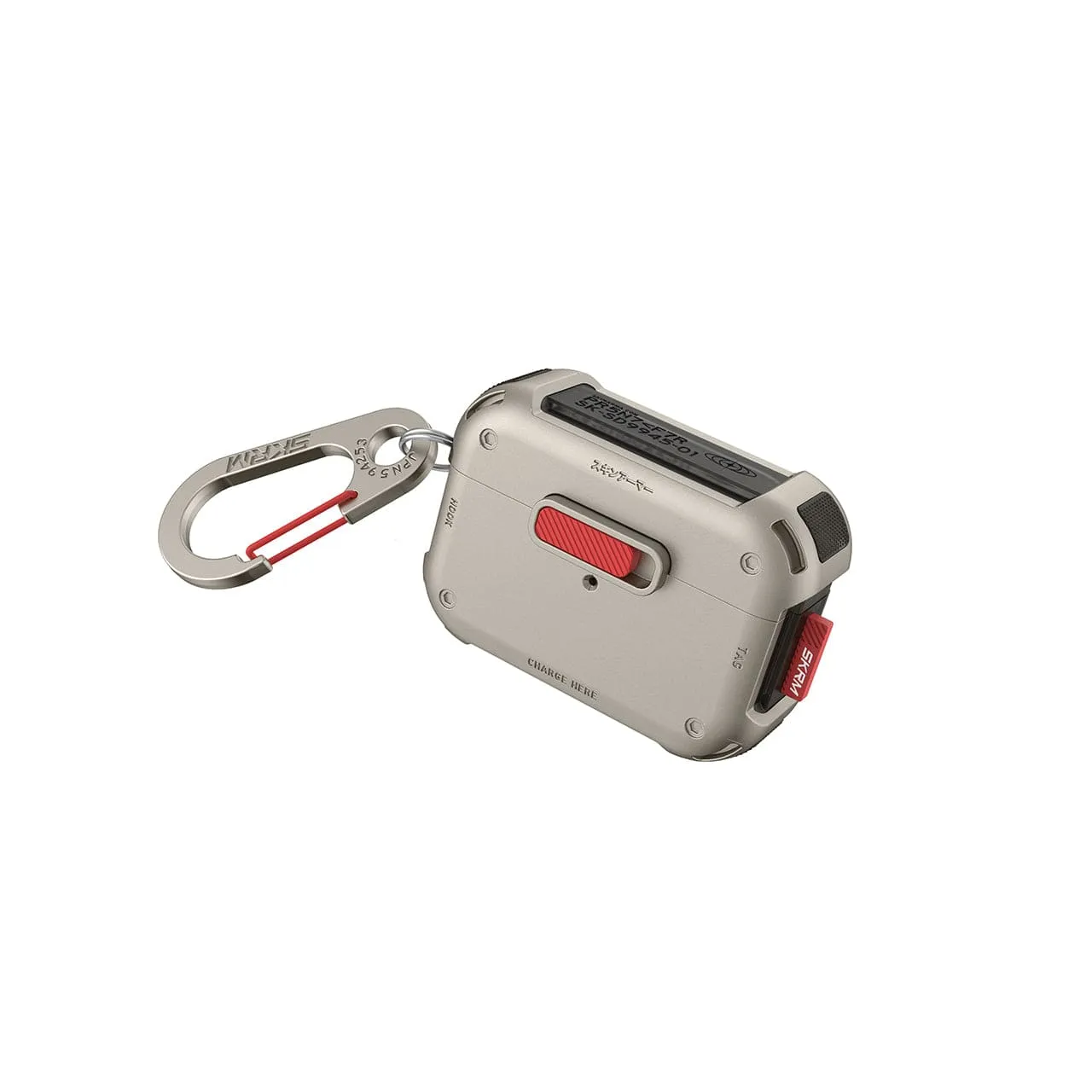 Skinarma Mecha Airpods Pro Gen 1/2 Case with Zinc-Allow Carabiner