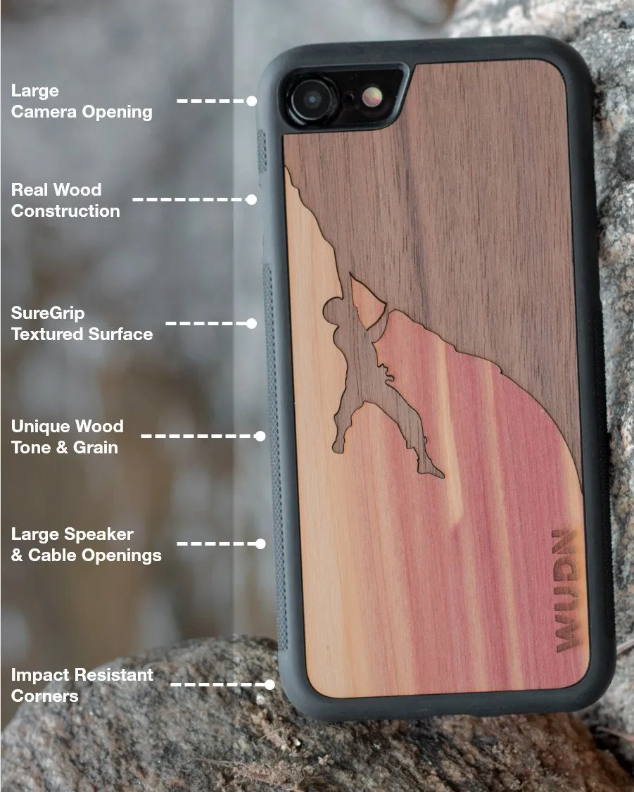 Slim Wooden Phone Case | Carmalized Bamboo