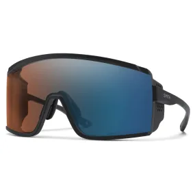 Smith Pursuit Sunglasses Matte Black/ChromaPop Glacier Photochromic Copper Blue Mirror   Clear