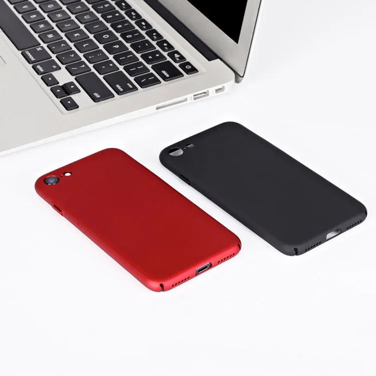 Soft touch coated hard PC case for iPhone 7/8