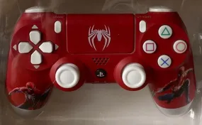 Sony PlayStation DualShock 4 Wireless Controller - Red Spiderman 2