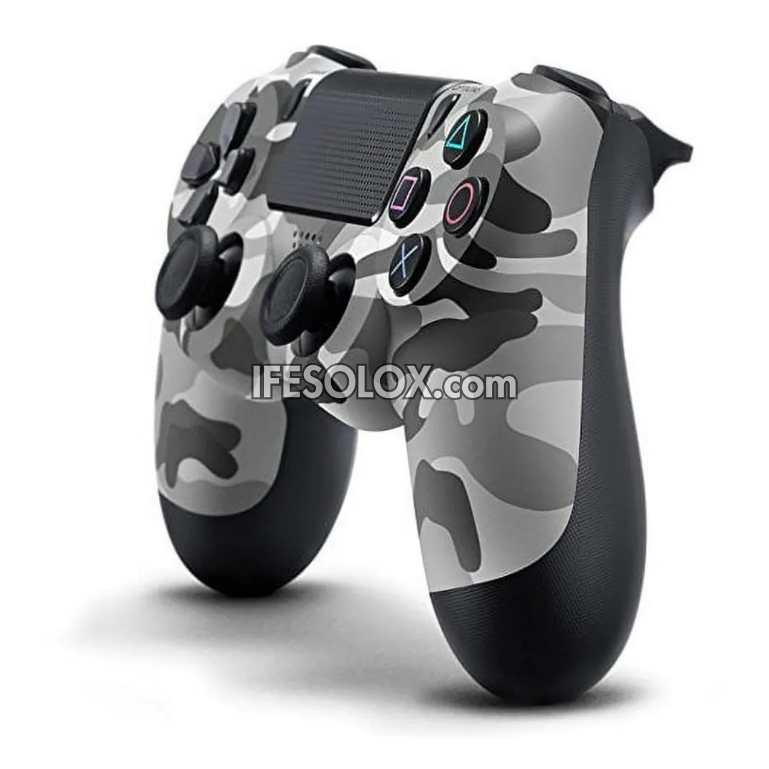 Sony PS4 DualShock 4 Game Controller for PS4, PC, Smartphones and Gadgets (Gray Camouflage) - Brand New