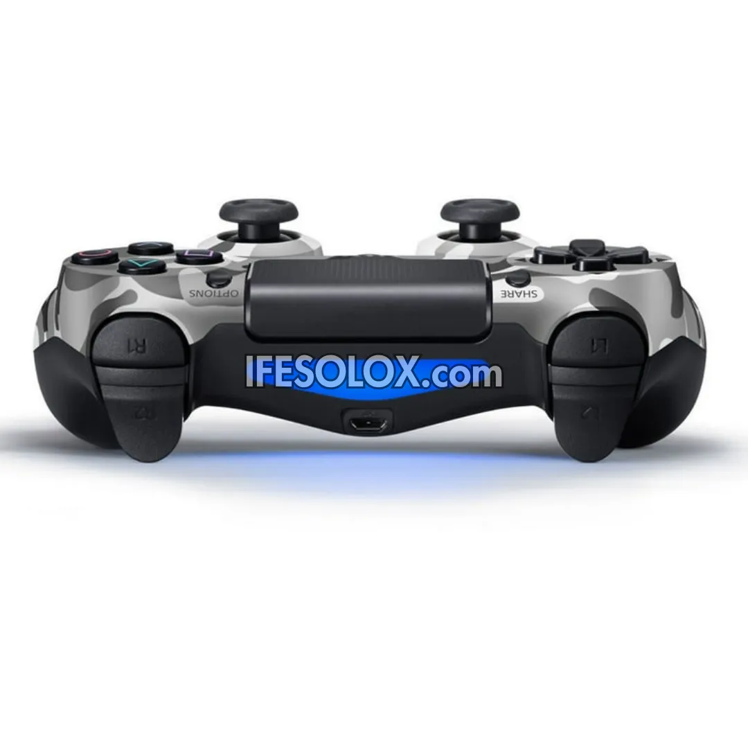 Sony PS4 DualShock 4 Game Controller for PS4, PC, Smartphones and Gadgets (Gray Camouflage) - Brand New