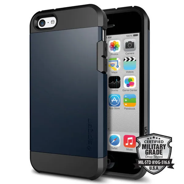 Spigen iPhone 5C Case Tough Armor (Metal Slate)