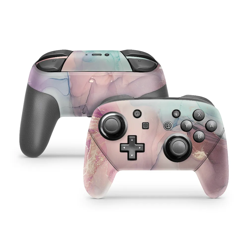 Stained Glass Nintendo Switch Pro Controller Skin