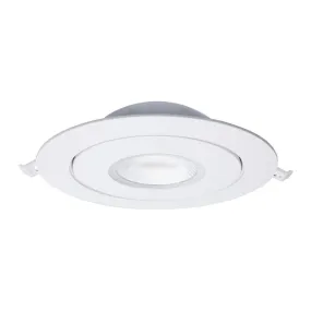 Starfish 6" White Gimbal Smart LED Recessed Light, 1200lm, Color and Tunable White, 120-277V