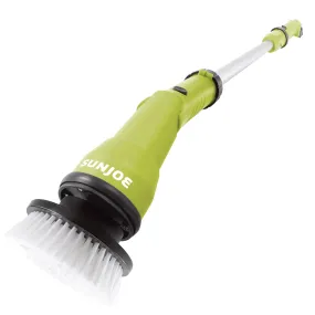 Sun Joe 24V-PWSCRB-CT 24V iON  Cordless Heavy-Duty Indoor/Outdoor Power Scrubber | w/ 4 Cleaning Attachments | Multi-Purpose 1000-OPM Oscillating Scrubber Head | For Grout, Tile, Bathtubs, Tire Rims and More | Tool Only