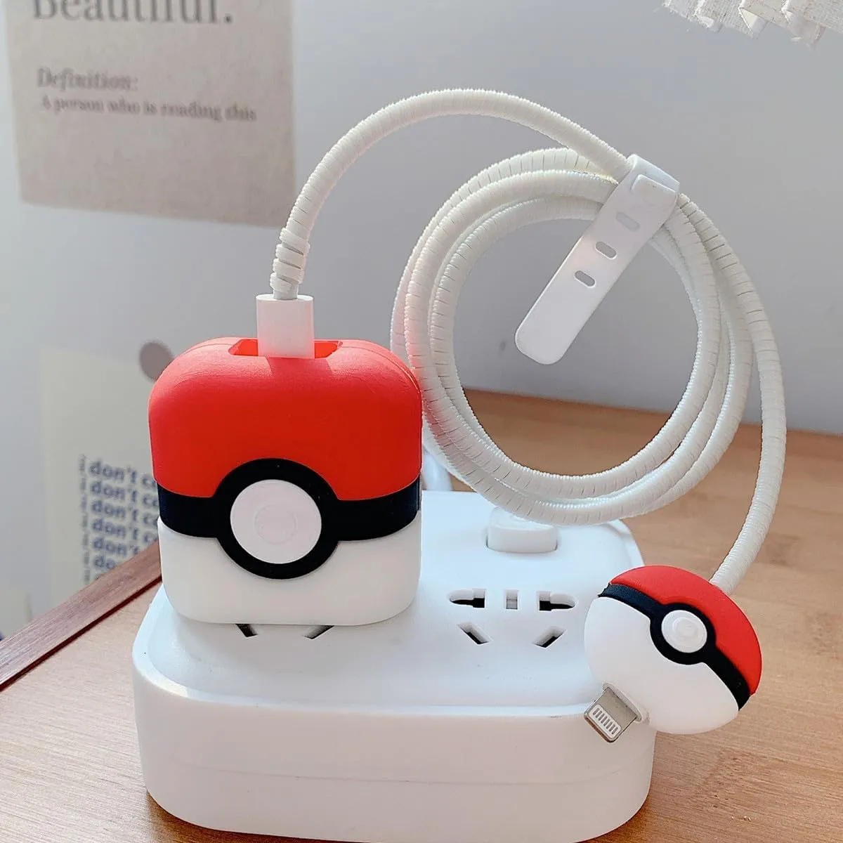 Super Cute Pokemon Silicon Apple iPhone Charger Case