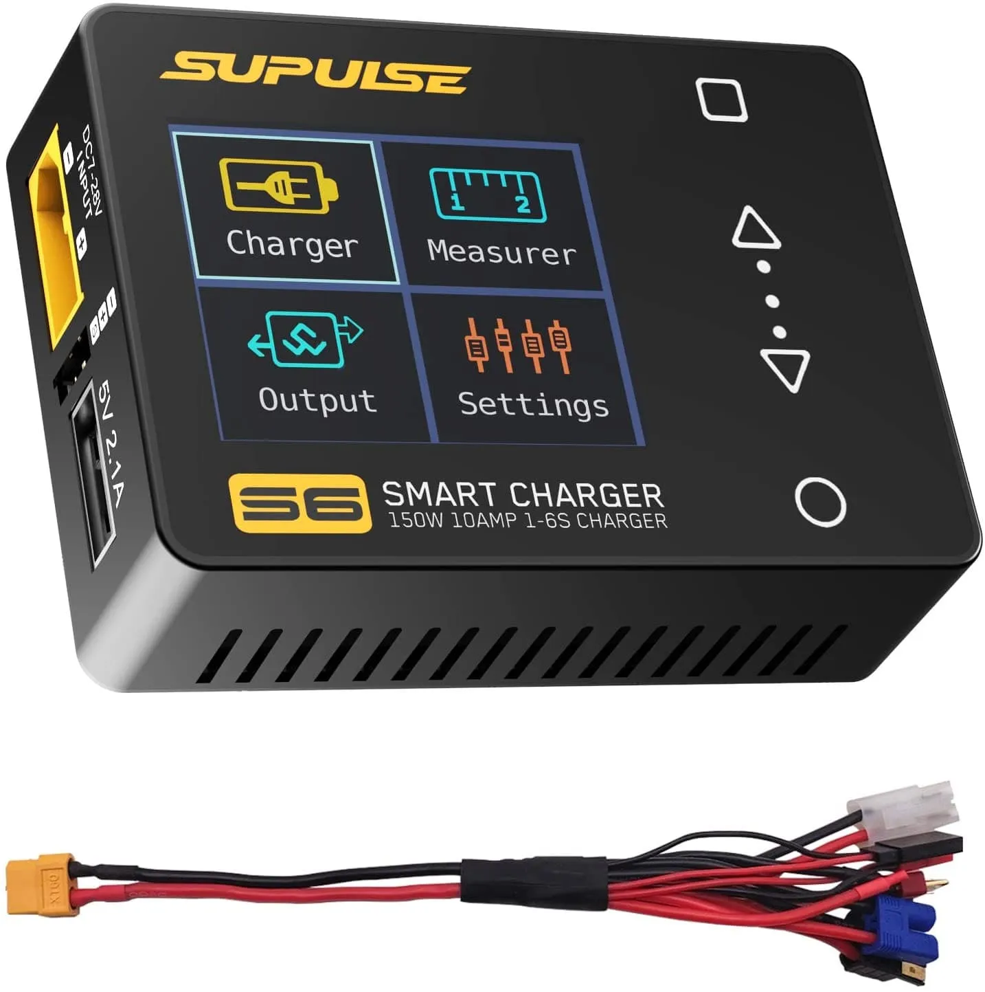 SUPULSE S6 Balance Charger Discharger for 1S-6S LiPo Battery NiMH/NiCD/Li-PO/Li-Fe/Pb