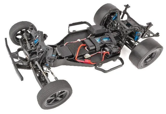 Team Associated 1/10 DR10 Drag Race Car, Brushless 2WD RTR, w/ LiPo Battery & Charger, Orange