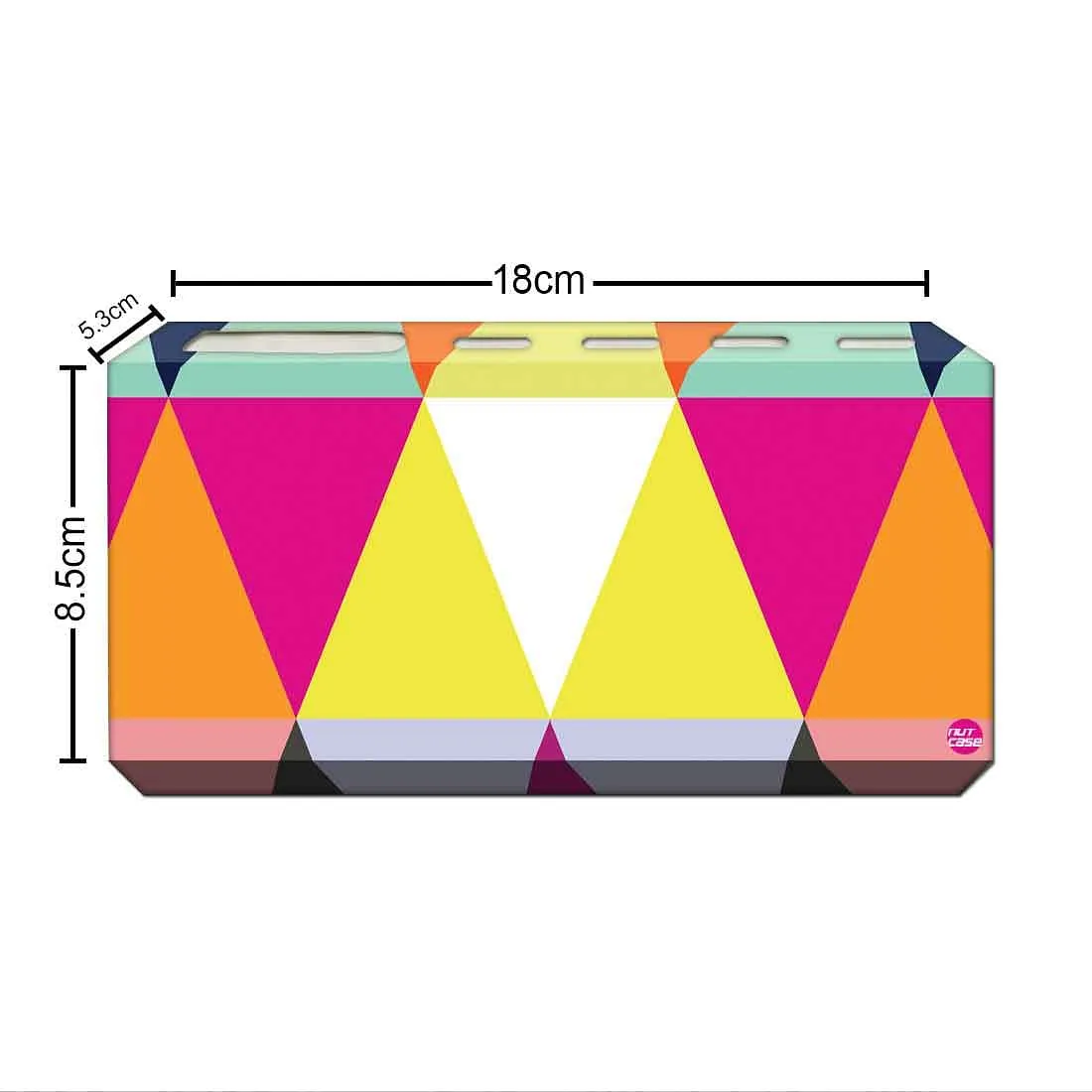 Toothbrush Holder Wall Mounted -Coloreful Triangles