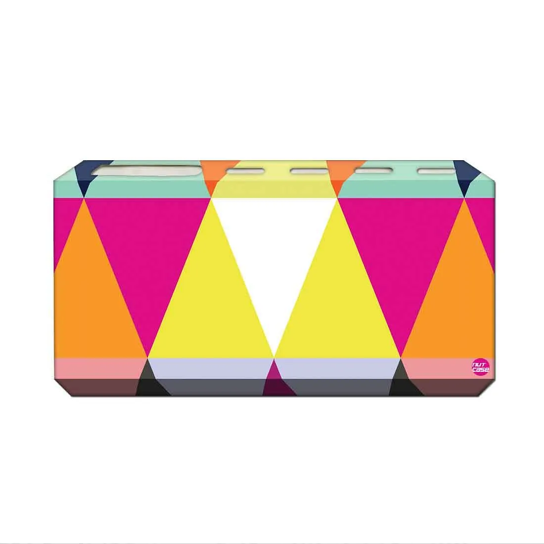 Toothbrush Holder Wall Mounted -Coloreful Triangles