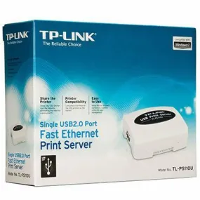 Tp-Link Tl-Ps110U Single Usb2.0 Port Fast Ethernet Print Server