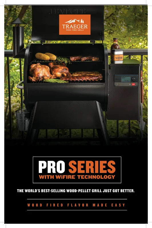 Traeger PRO 575 Pellet Grill & Smoker TFB57GLEC