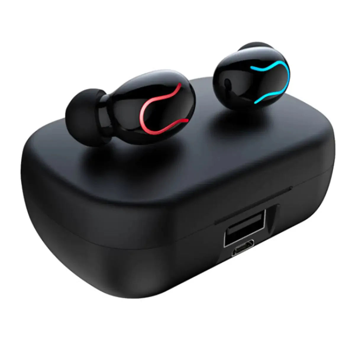 True Twin Ear pods With Portable Power bank & Charger