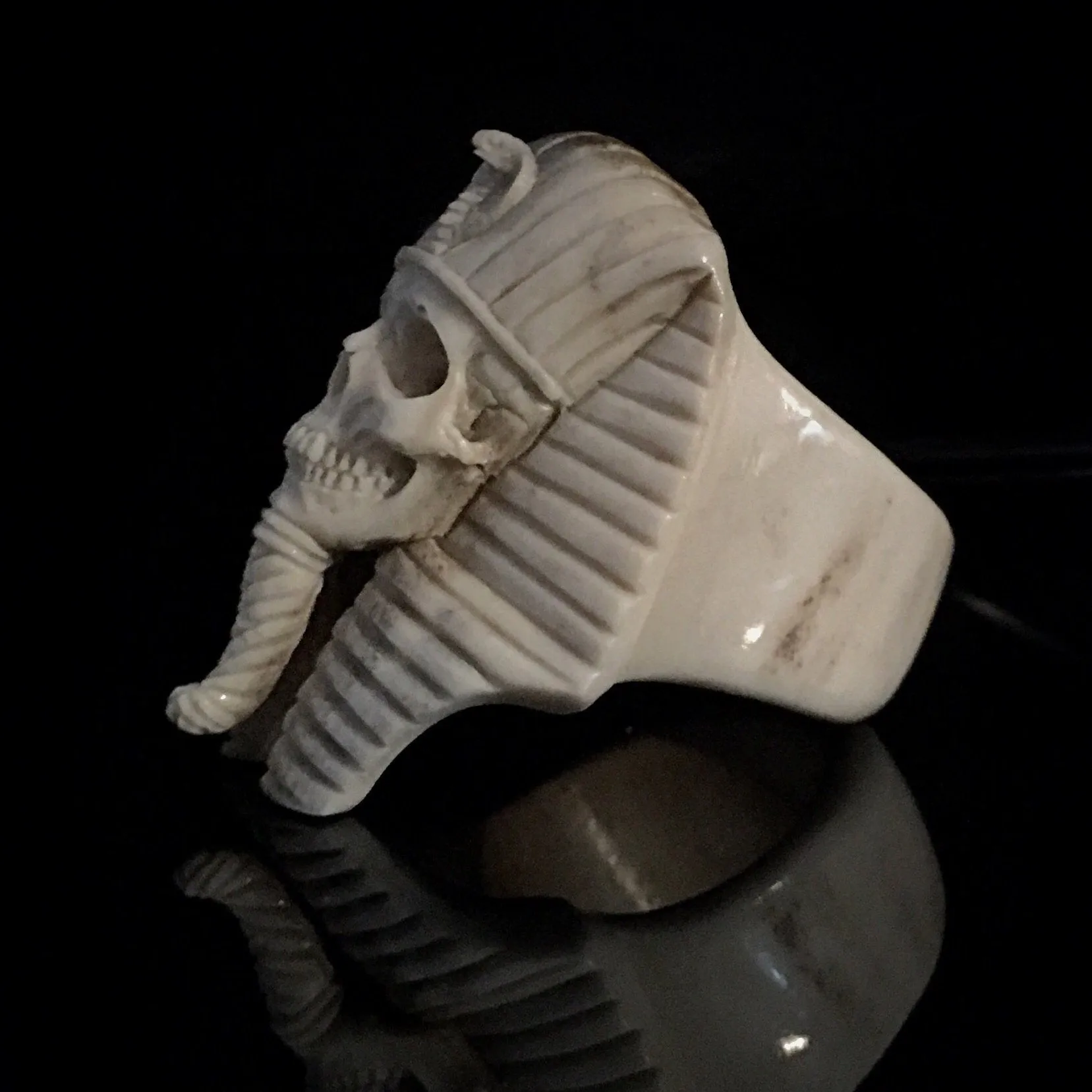 Tutankhamun Skull Ring