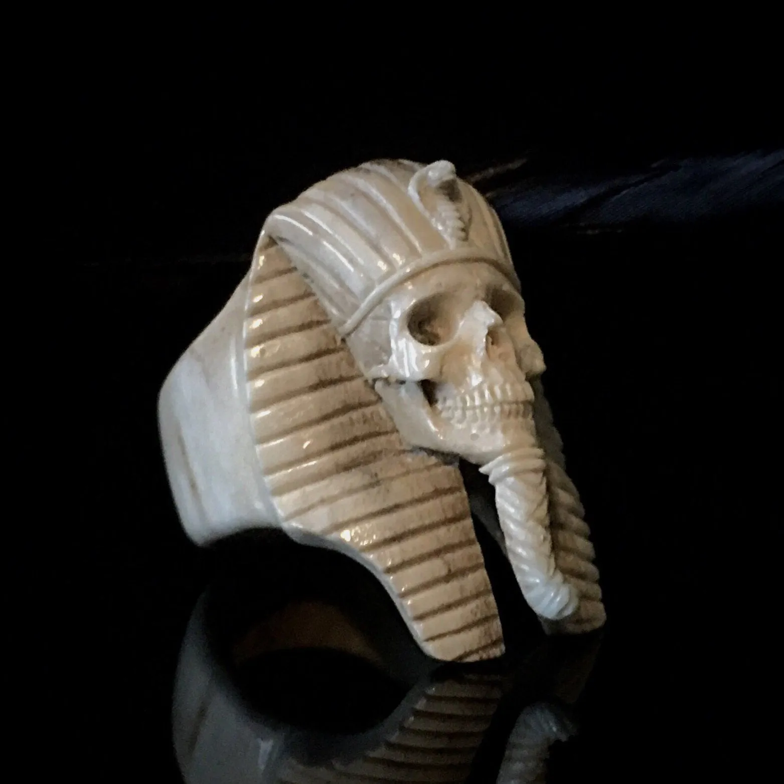 Tutankhamun Skull Ring