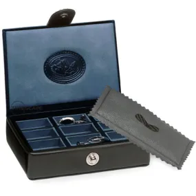 UNDERWOOD (LONDON) - 6-Unit Leather Cufflinks Box | UN220/BLK