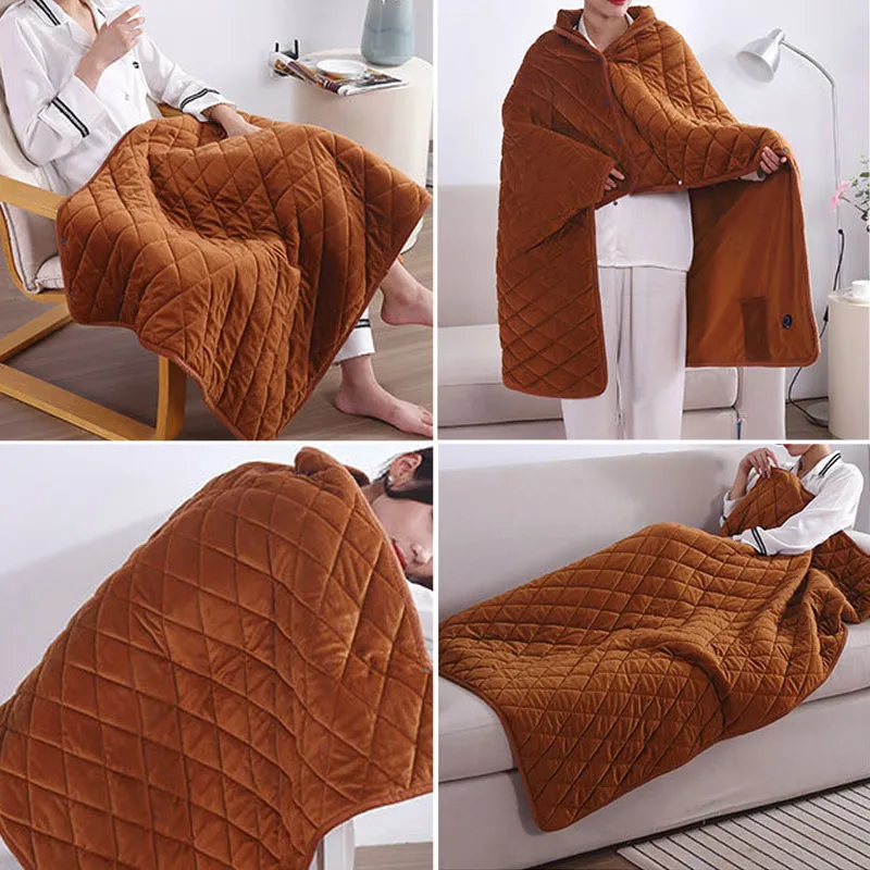 USB heating blanket for comfort and warmth