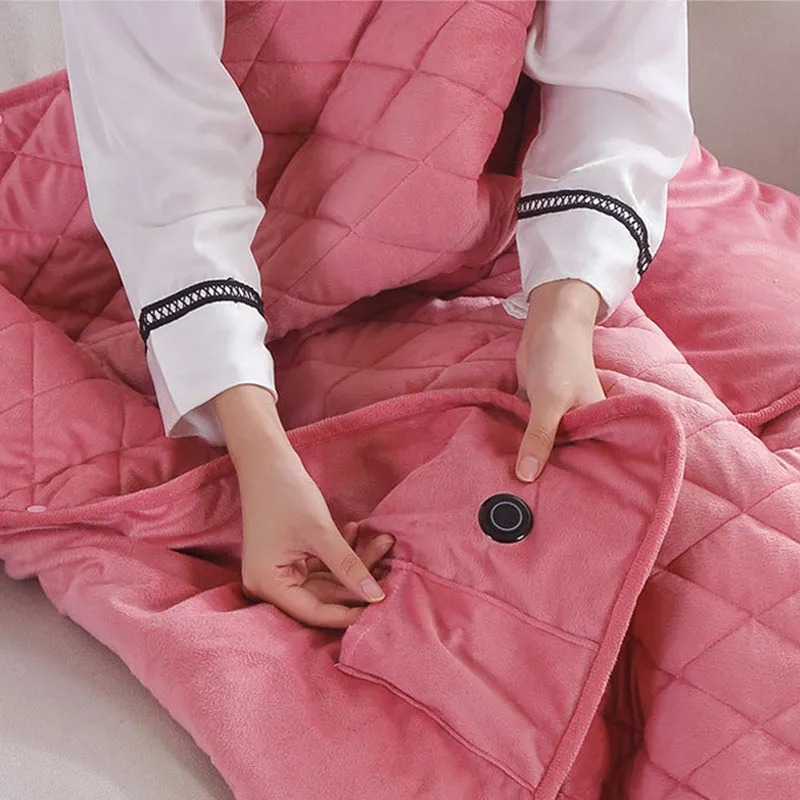 USB heating blanket for comfort and warmth