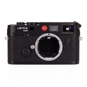 Used Leica M6 TTL 0.58, black chrome (MP Finder) - Recent Leica Wetzlar CLA