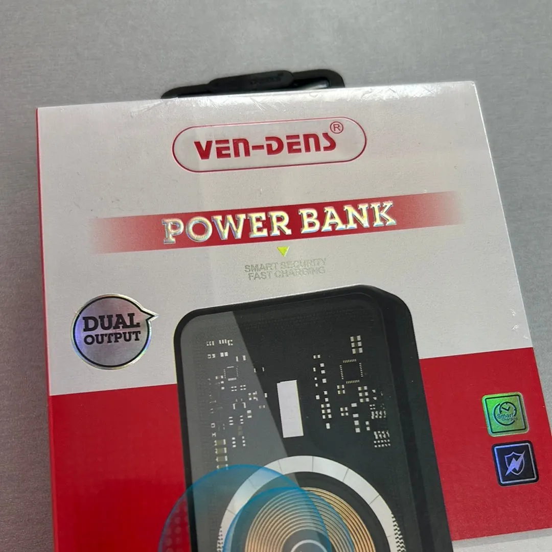 Ven-Dens 10000MAh Wireless Portable Power Bank